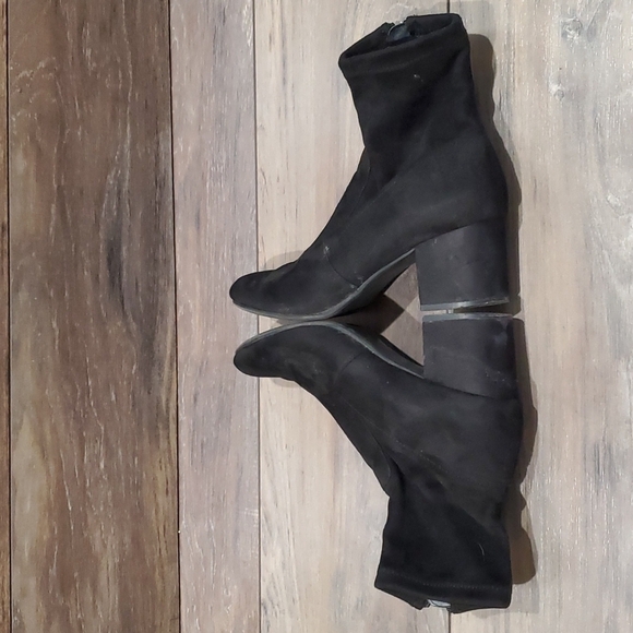 Steve Madden Women Irven ankle shoes boots  sz 8 M block heels - Picture 6 of 13